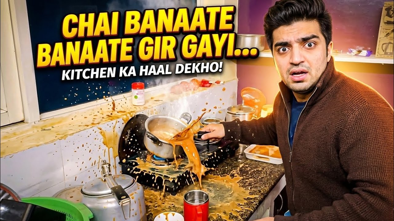 Chai Banaate Banaate Gir Gayi… ☕️