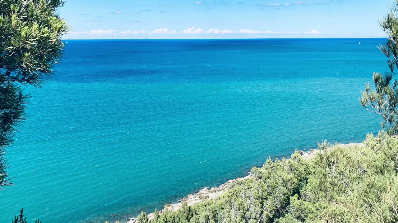 Sentier du guetteur sur falaise de Leucate par la Franqui
