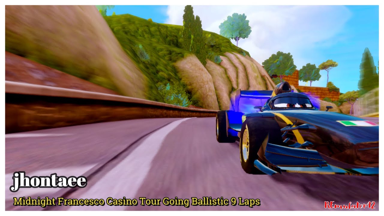 Cars 2 The Video Game | Midnight Francesco - Battle Race (Going Ballistic) | Casino Tour 9 Laps