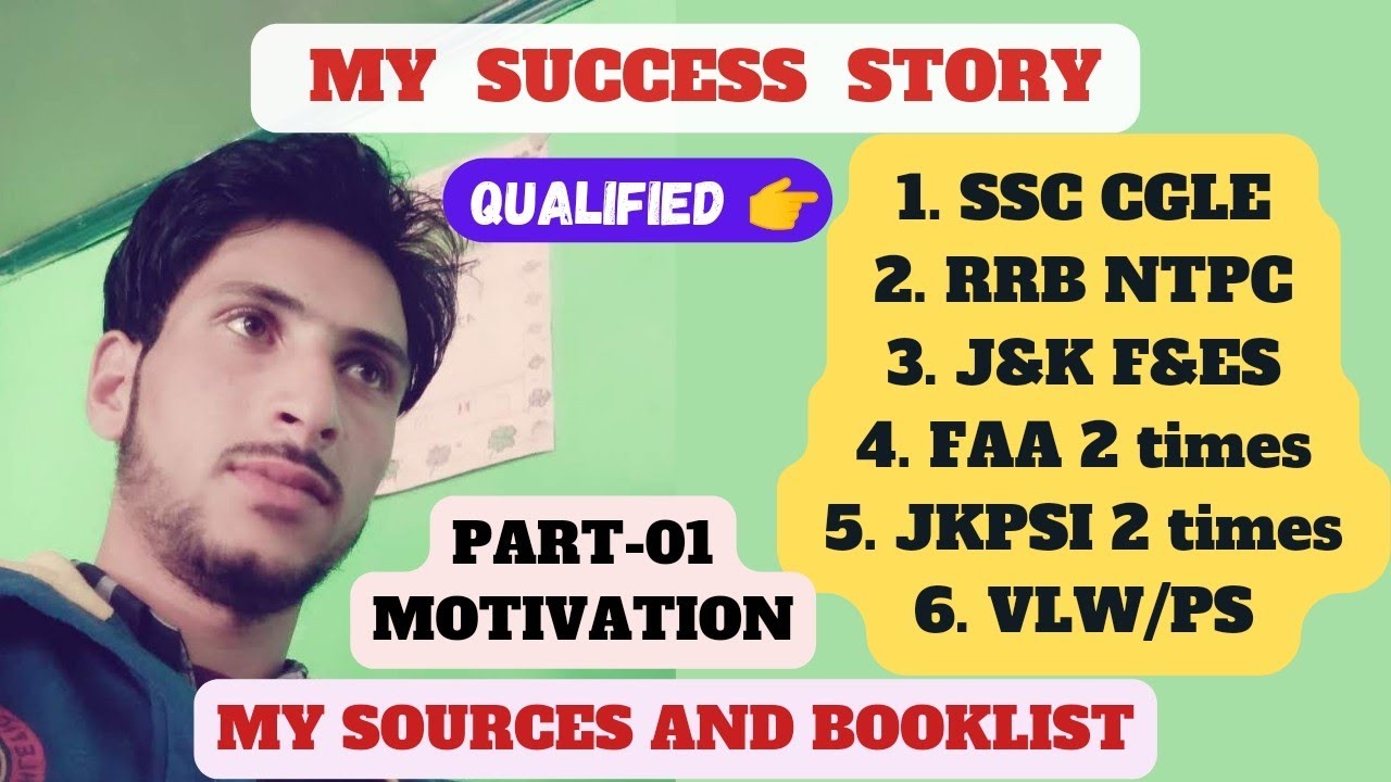 #jkssb Exams, [Qualified Different exams consecutively], #STRATEGY, SOURCES AND BOOKLIST], PART-01.