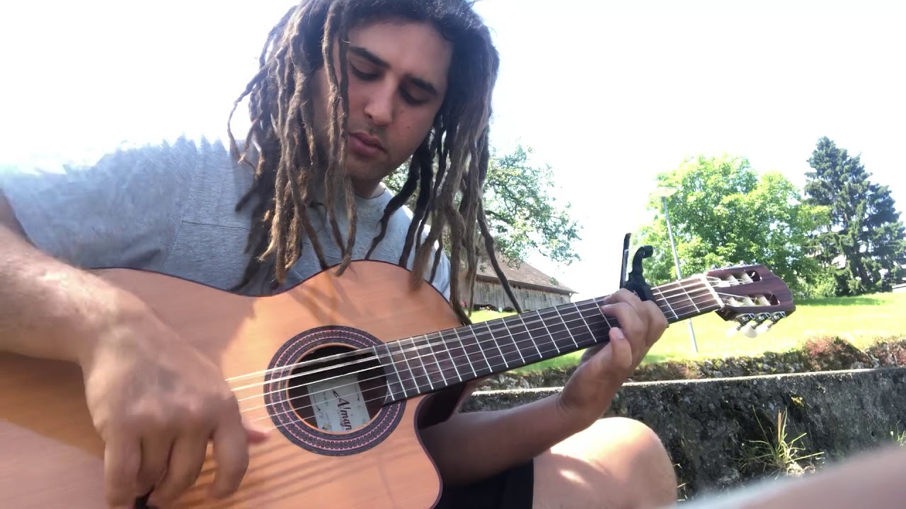 Flamenco inspired Spanish guitar improvisation
