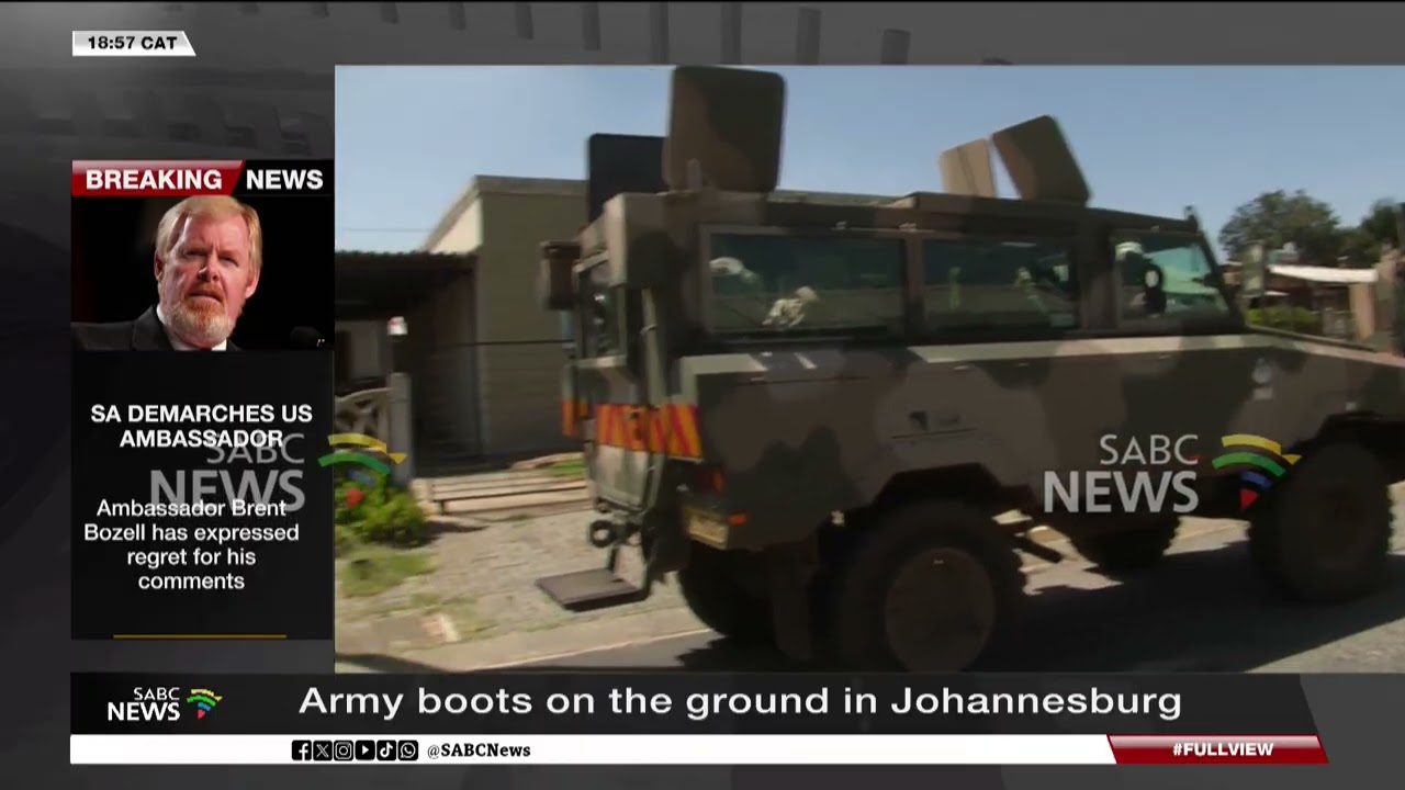 SANDF deployed to parts of Joburg: Lopang Alamu shares more