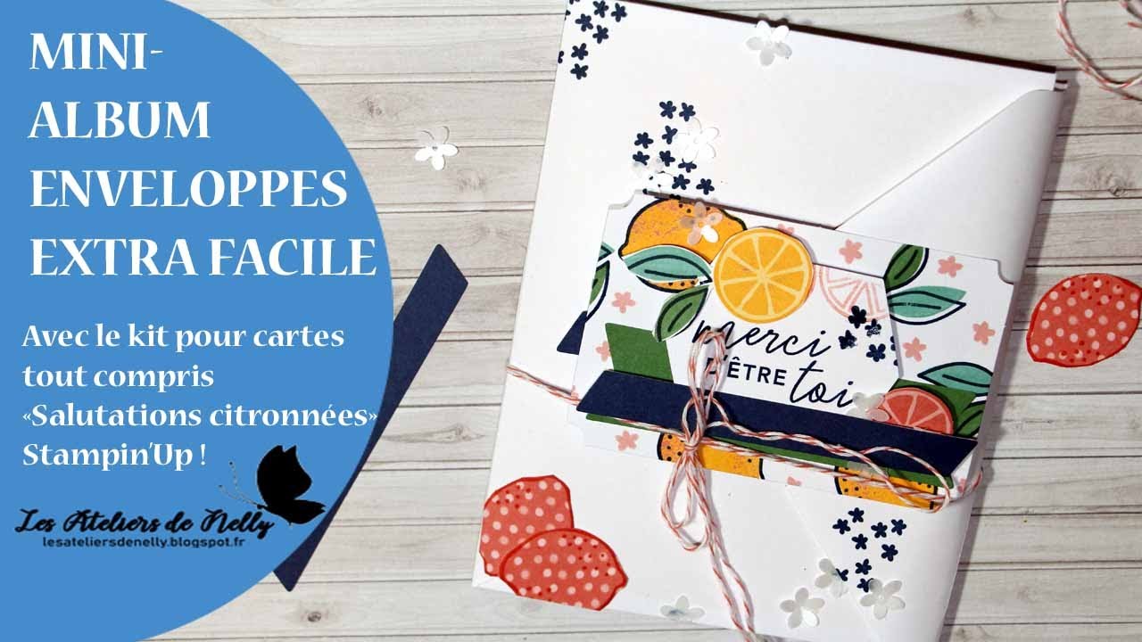 Tuto : Comment faire un mini-album enveloppe extra facile !