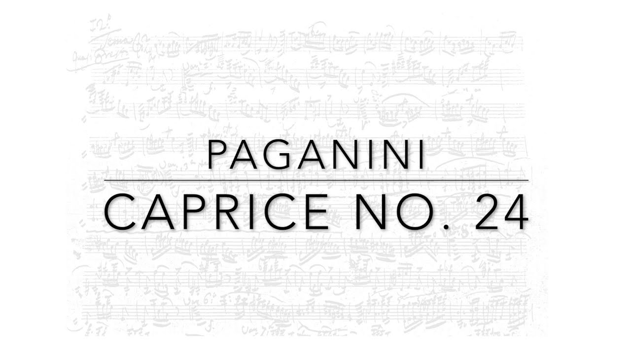 Paganini: Caprice No. 24, performed by Jerry Chang, cello