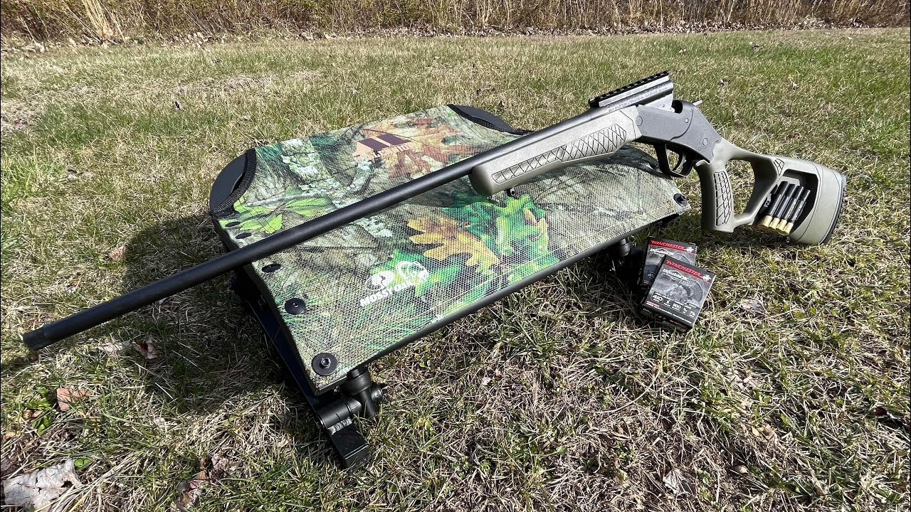 Rossi tuffy turkey 410. Stock choke, Winchester double x 7.5 shot 3”.  20, 30yard test for turkeys