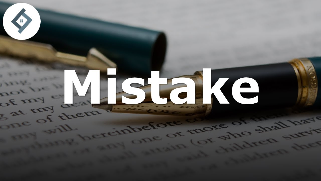 Mistake | Contract Law