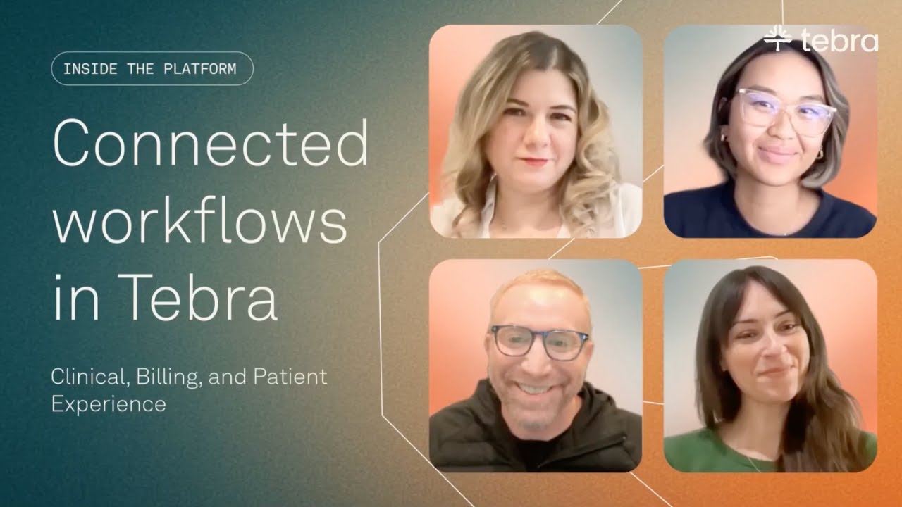 Demo: What a Connected Clinic Day Looks Like with Tebra | EHR, Billing, Patient Experience
