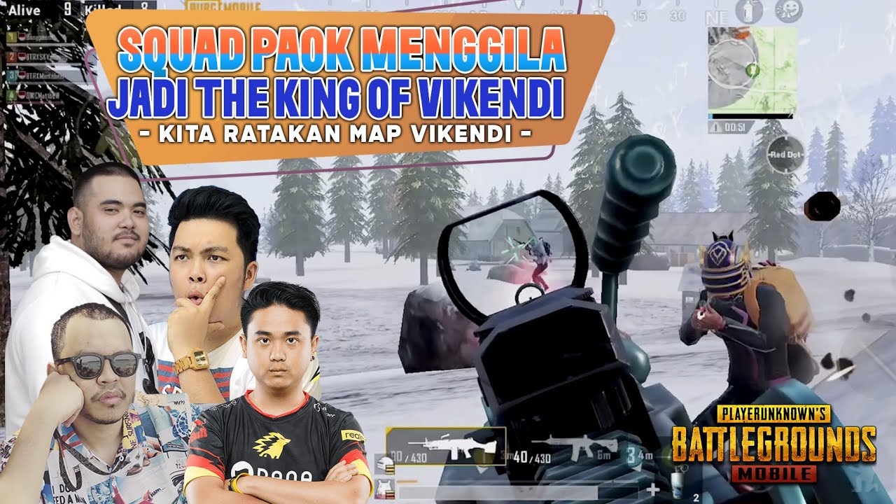 SQUAD PAOK MENGAMUK DI VIKENDI - PUBG MOBILE INDONESIA