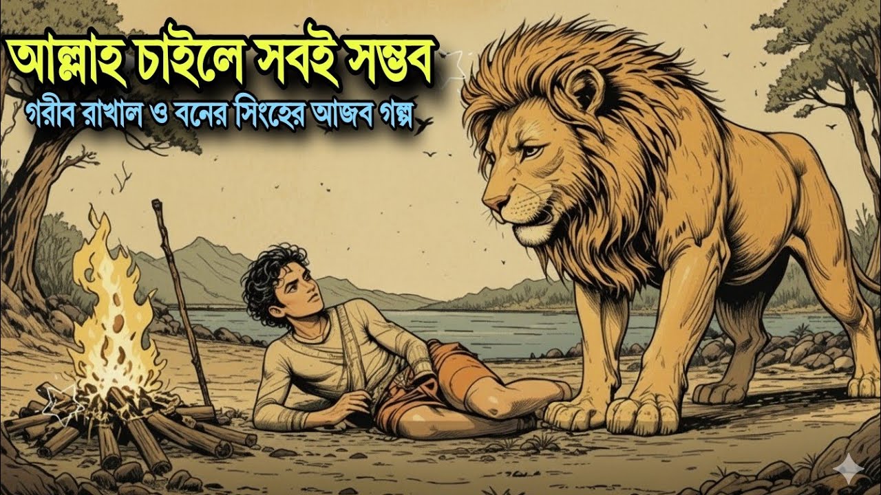 আল্লাহর কুদরতে সবই সম্ভব || এক গরীব অসহায় রাখালের সাহায্যে যেভাবে করলো বনের সিংহ || শিক্ষণীয় গল্প.