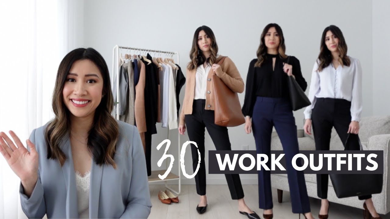 30 Work Outfits to Wear to the Office in 2021 | BR Try On Haul | Capsule Wardrobe