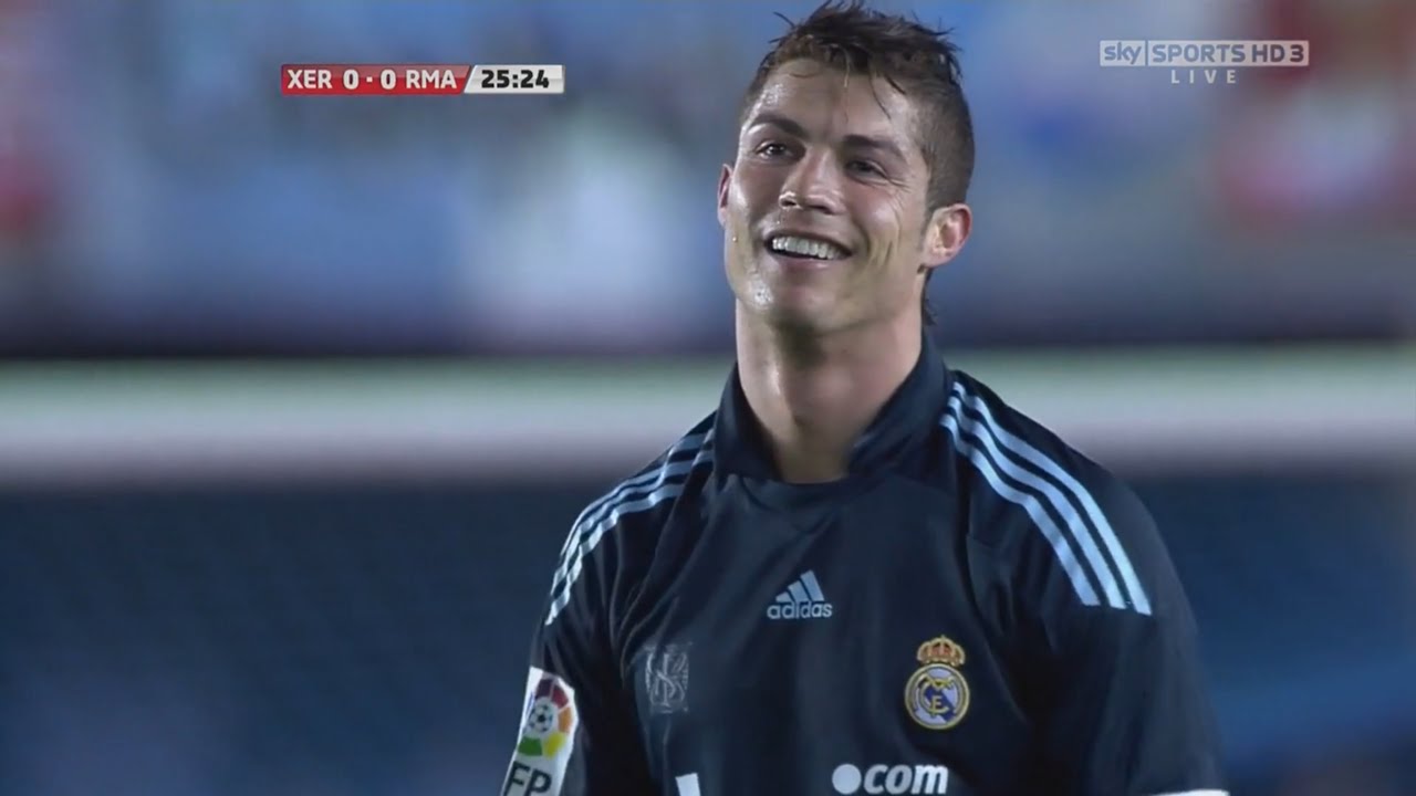 Cristiano Ronaldo vs Xerez La Liga Away (13/02/10) | HD 1080i ~ English Commentary