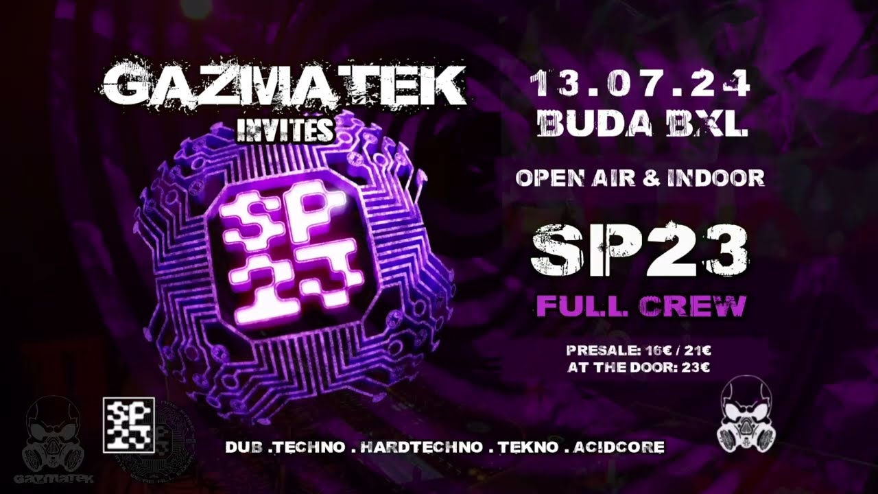IXINDAMIX @ GAZMATEK invite SP23 -  OPEN AIR & INDOOR BRUXELLES