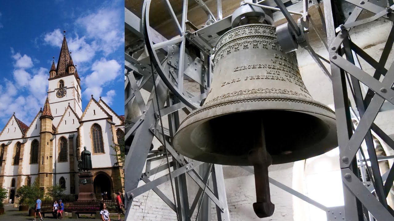 Sibiu (RO) Catedrala Evanghelică C.A. Sf&acirc;nta Maria -clopote / Evangelical church -bells / Glocken