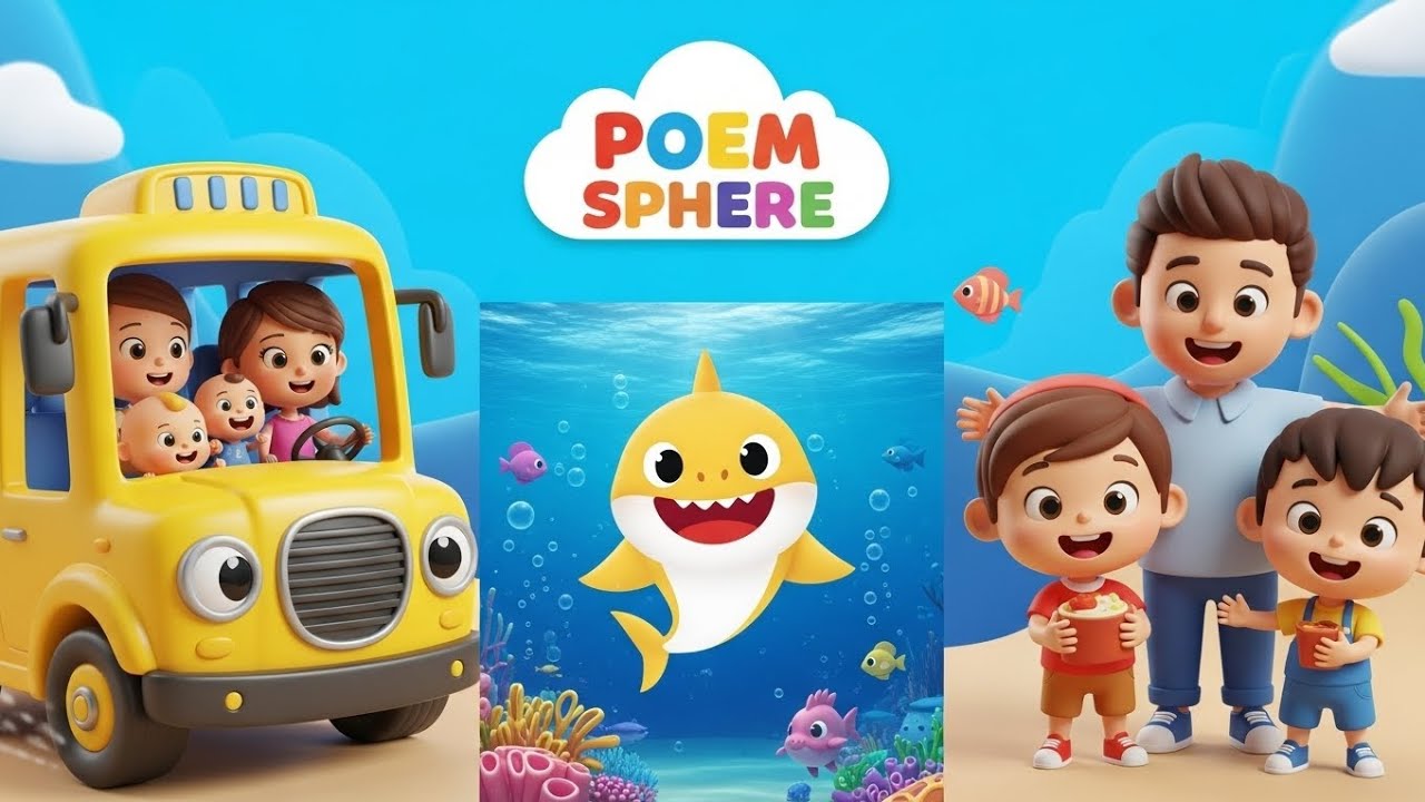 Wheels on the Bus+Baby Shark Doo Doo+Johny Johny Yes Papa| Kids Songs