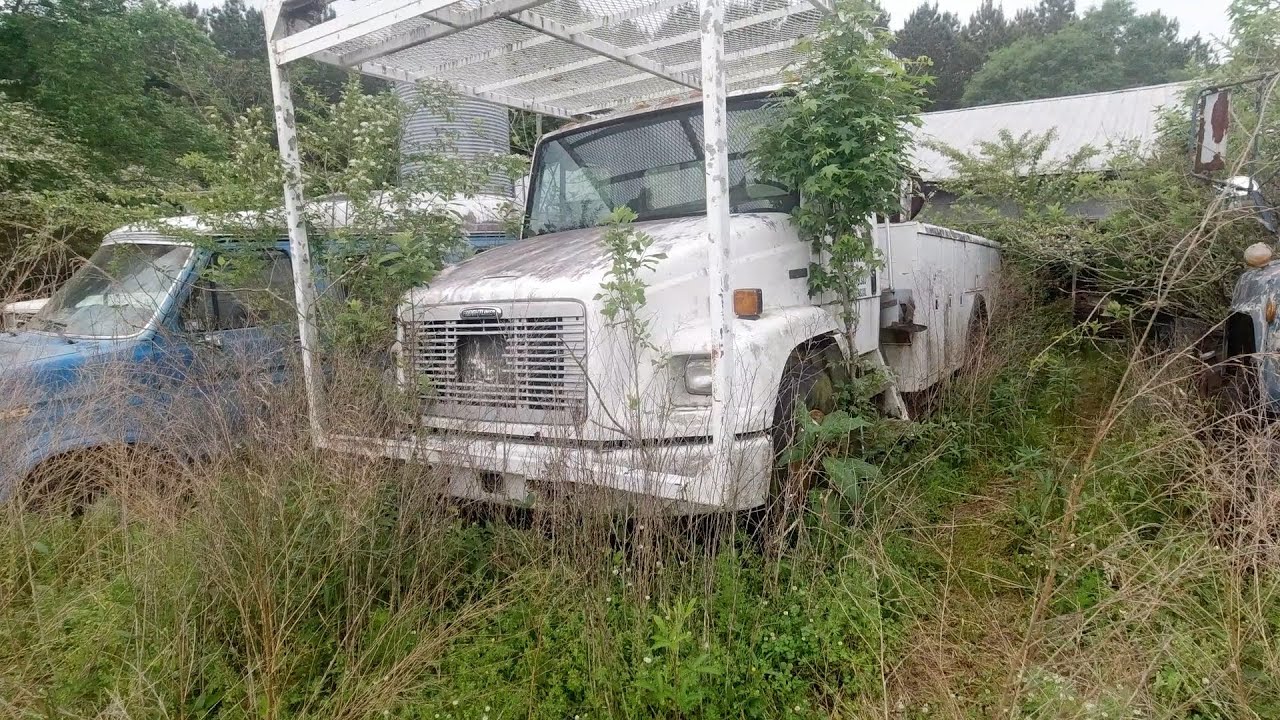 ЗАВЕДЕТСЯ ЛИ? FL 70 FREIGHTLINER С ДВИГАТЕЛЕМ CAT.