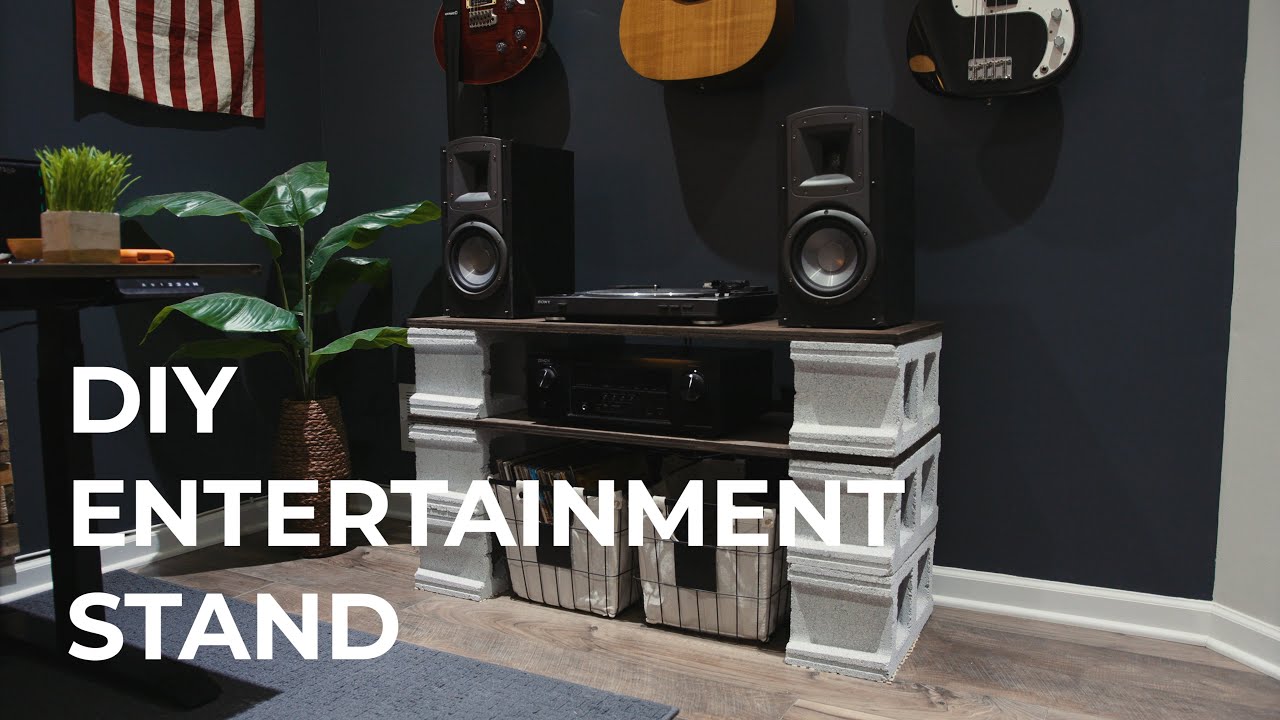 DIY Entertainment Stand for under $40