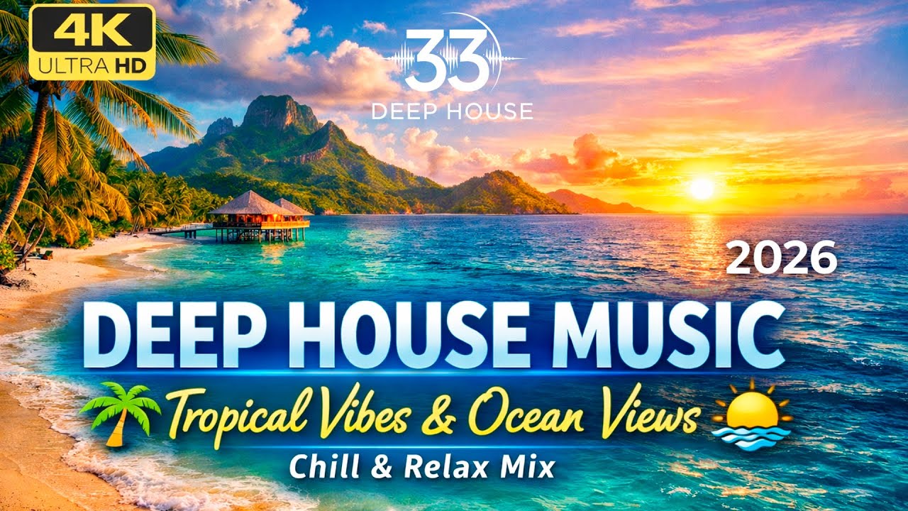 Deep House Music | Tropical Vibes & Ocean Views | February mix - № 1🌴 Chill & Relax