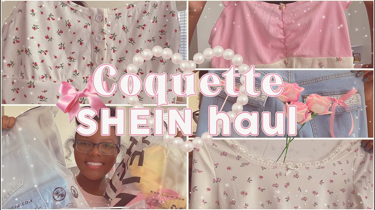 *MASSIVE* Coquette SHEIN +try on haul! 🎀 ⊹ ࣪  ‎♡ || *45+ Items!!*