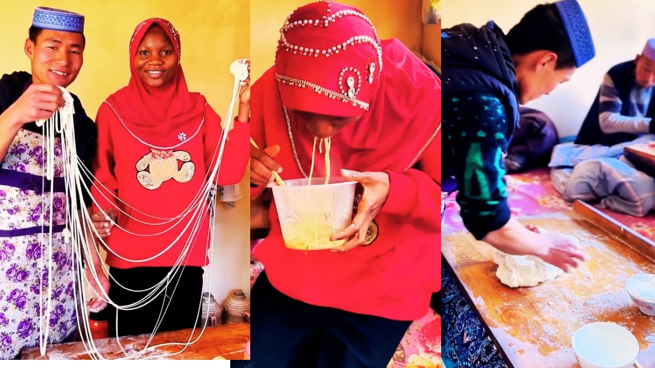 Zekerenya and Asiya make beef ramen together