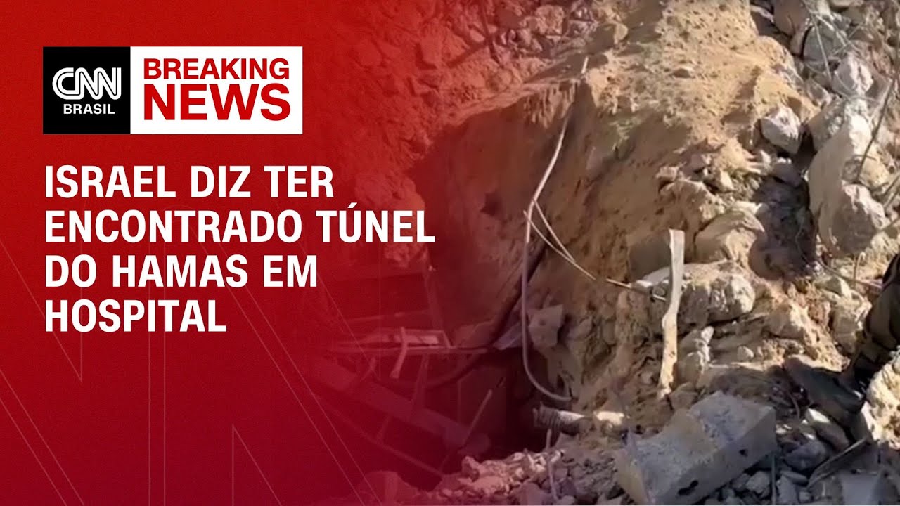 Israel diz ter encontrado túnel do Hamas em hospital | CNN NOVO DIA