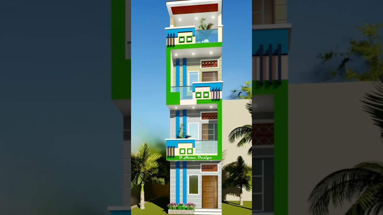 11 by 70 square feet house design | 770 square foot home design | #homedesign #architecture