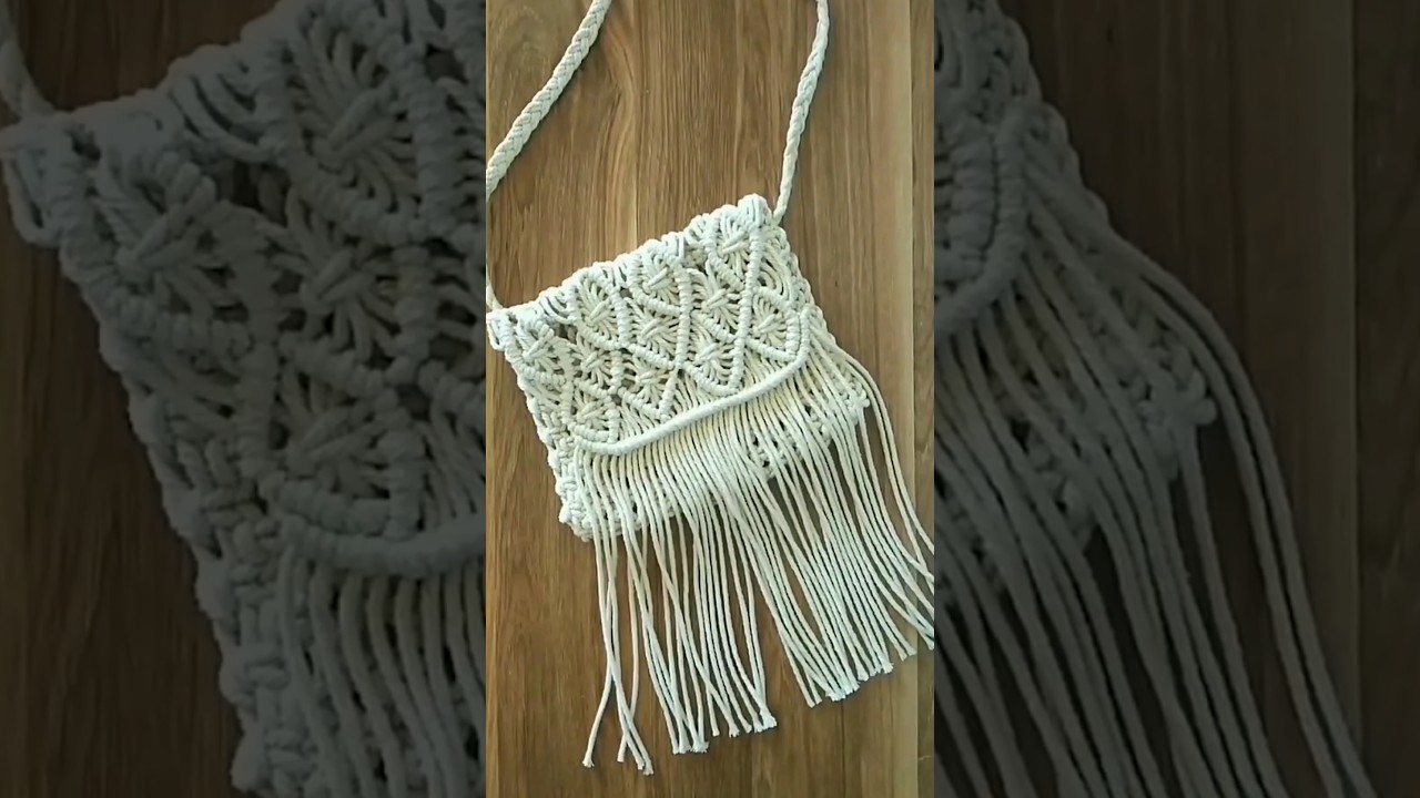 Easy macrame bag tutorial part=1 @diymacramee