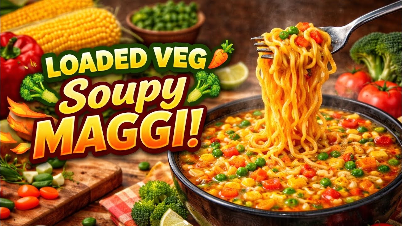 Soupy maggi 🍲 #quickrecipe #easyrecipe #tasty #soupy masala maggi 🤤 delicious yummy 