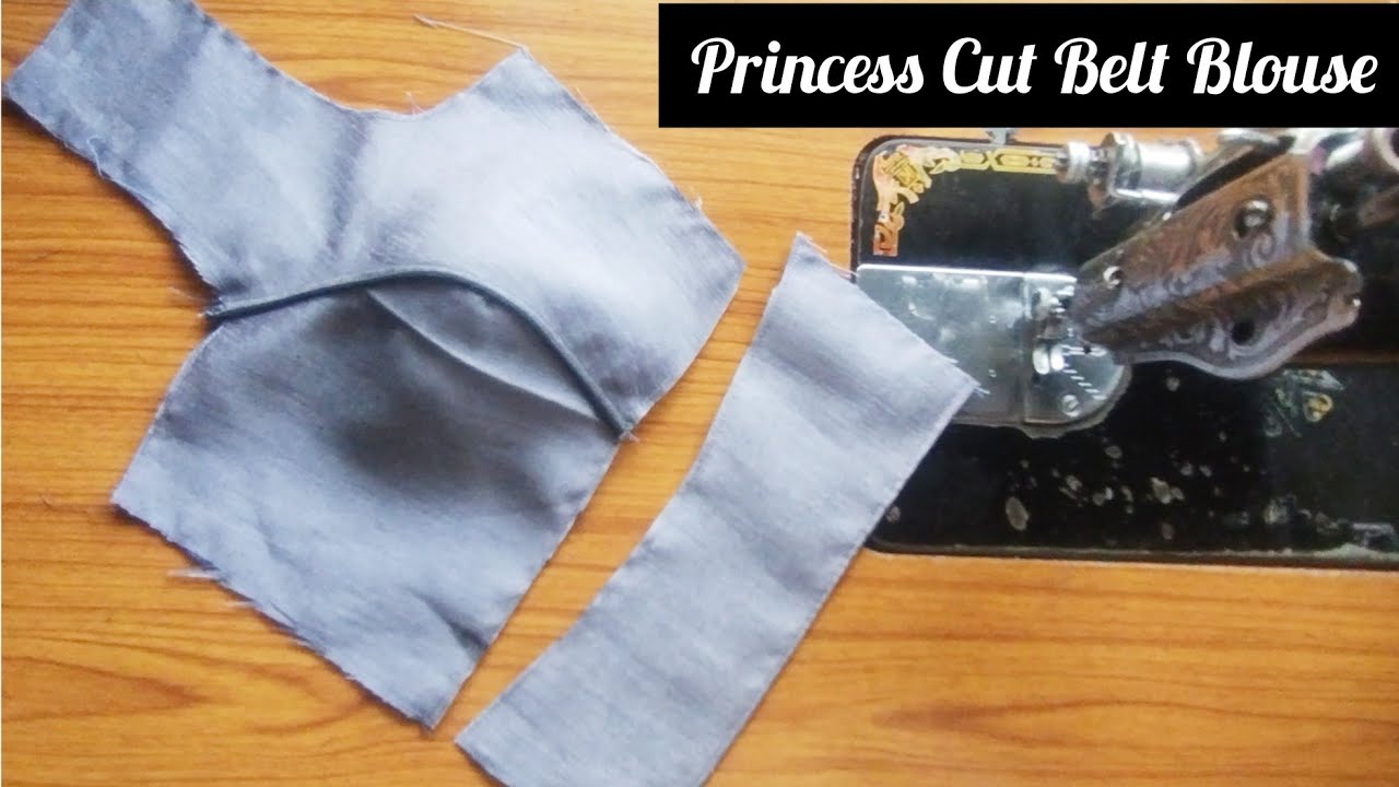 32 Size Princess Cut Belt Blouse Cutting And Stitching||Princess Cut Blouse | @samitadesigns