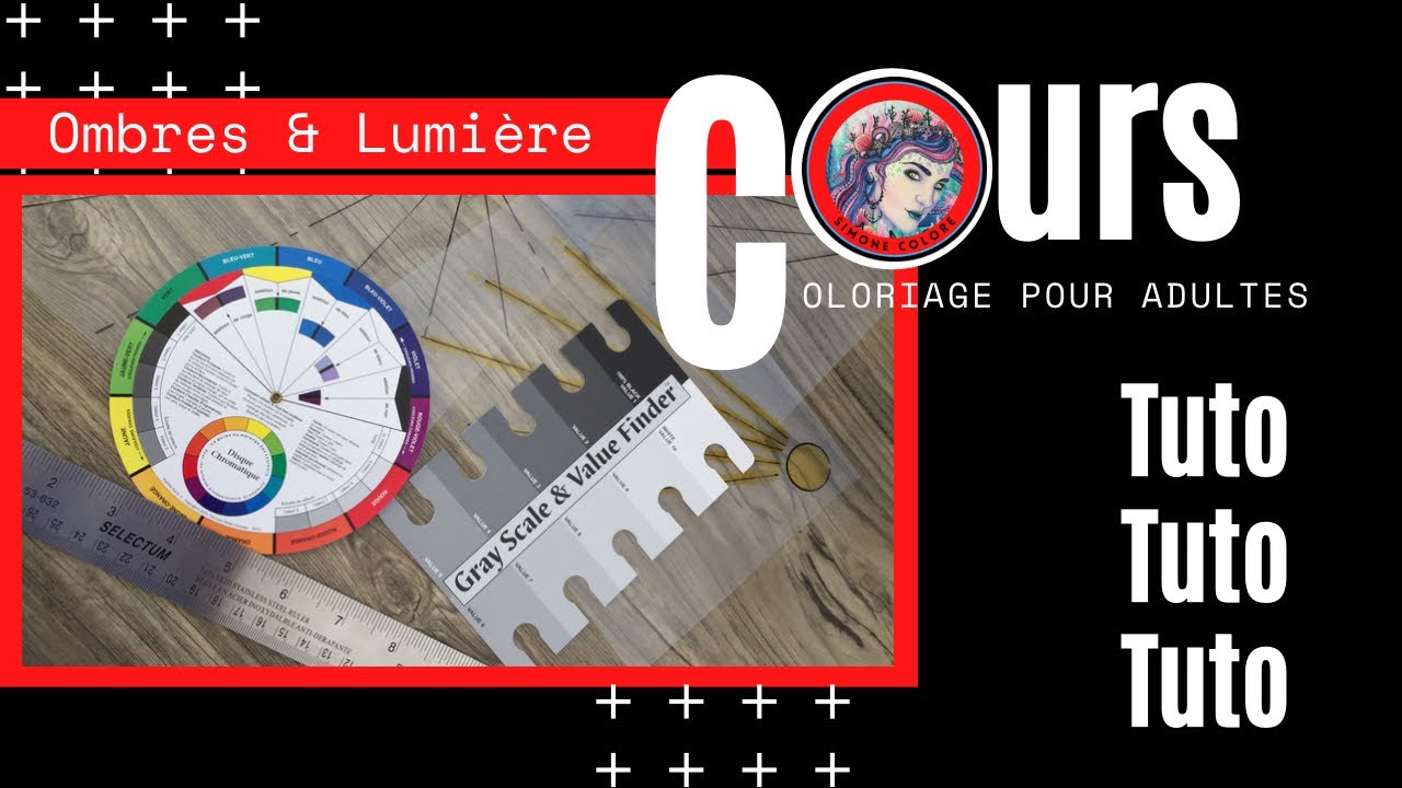 [Cours] Les OMBRES & la LUMIÈRE ❣️Coloriage pour adultes ❣️