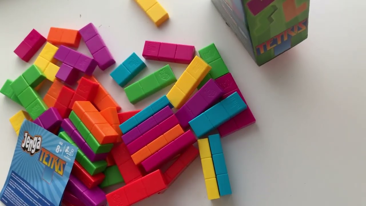 Jenga Tetris Game by Hasbro Gaming, 8+
