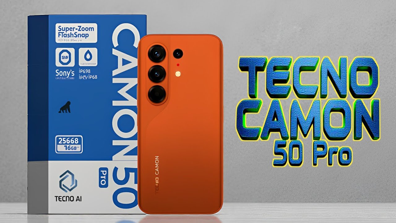 Tecno Camon 50 Pro 4G 1st Look in Pakistan - Tecno Camon 50 Pro Price With Unboxing & Review in Pak
