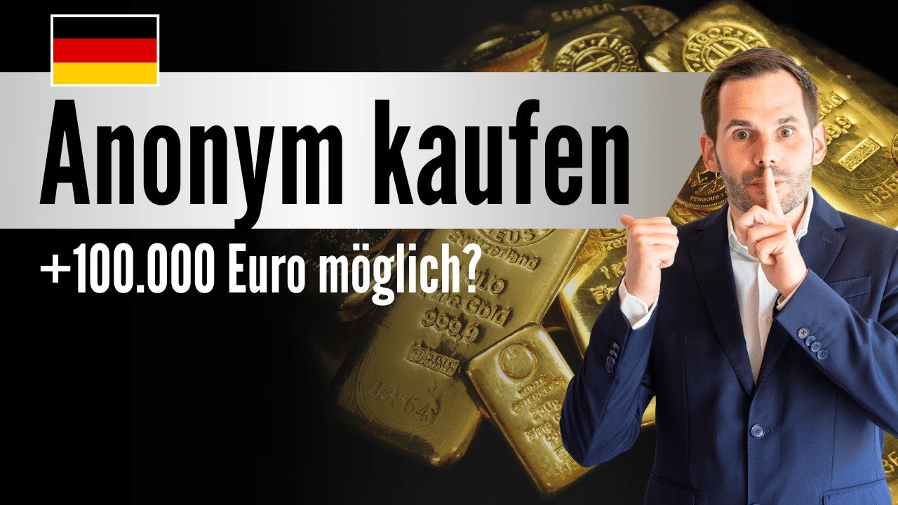 Gold ANONYM kaufen in Deutschland 2026! Praxis-Beispiel!