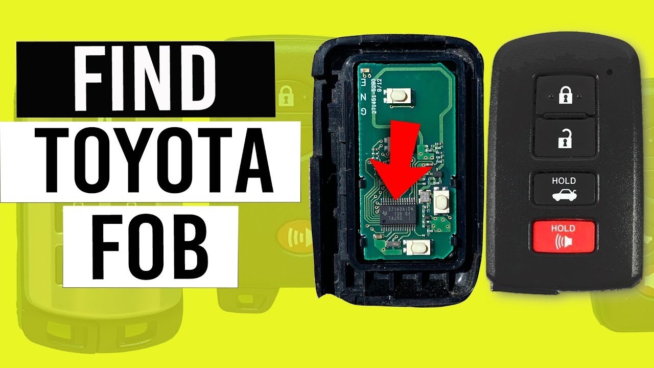 Find the Right Toyota Key Fob by FCC ID [Tom's Key]