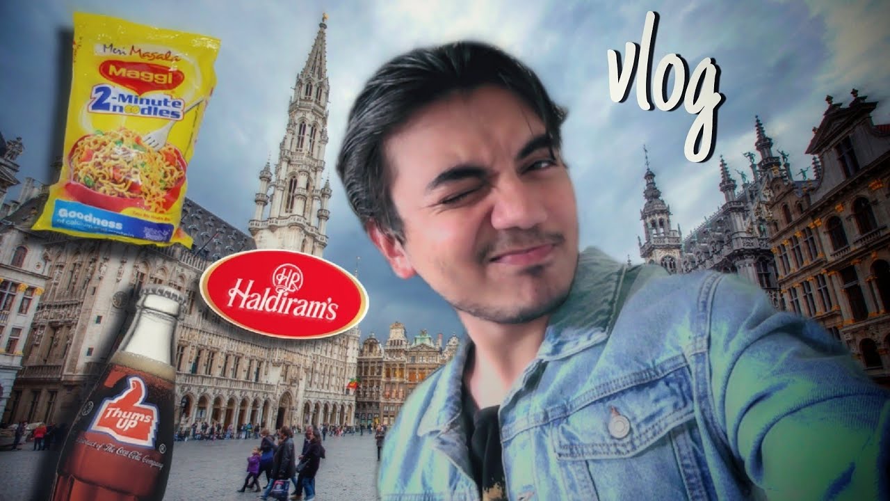 Pakistani Trying Indian Snacks (Brussels Vlog)