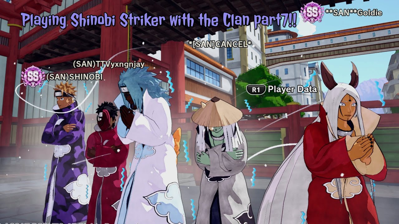 Playing Shinobi Striker With The Clan Part7(Clan Combos)