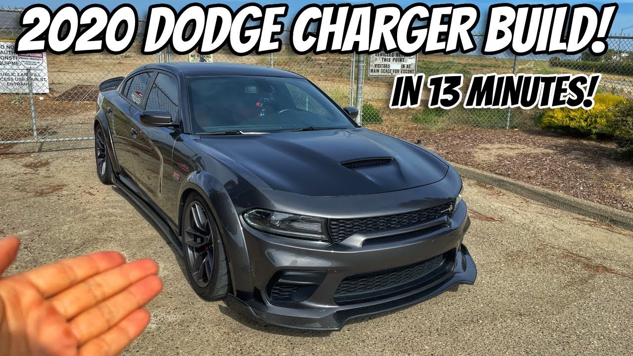 Building A Dodge Charger 392 Scat Pack Widebody In 13 Minutes!