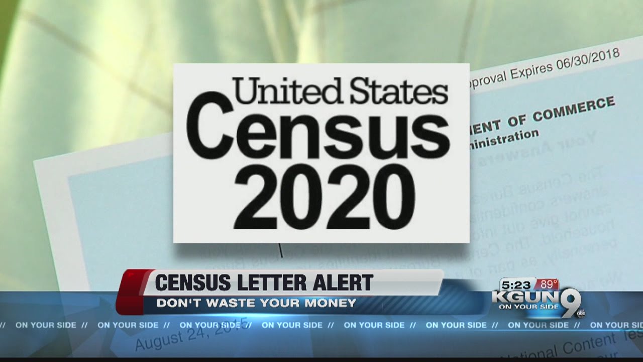 People receiving letter from U.S. Census Bureau during non-census year