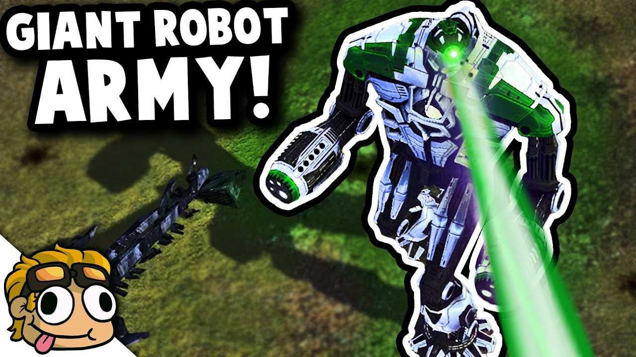 GIANT ROBOT ARMY w/ LASER CANNON! | Supreme Commander Forged Alliance Gameplay
