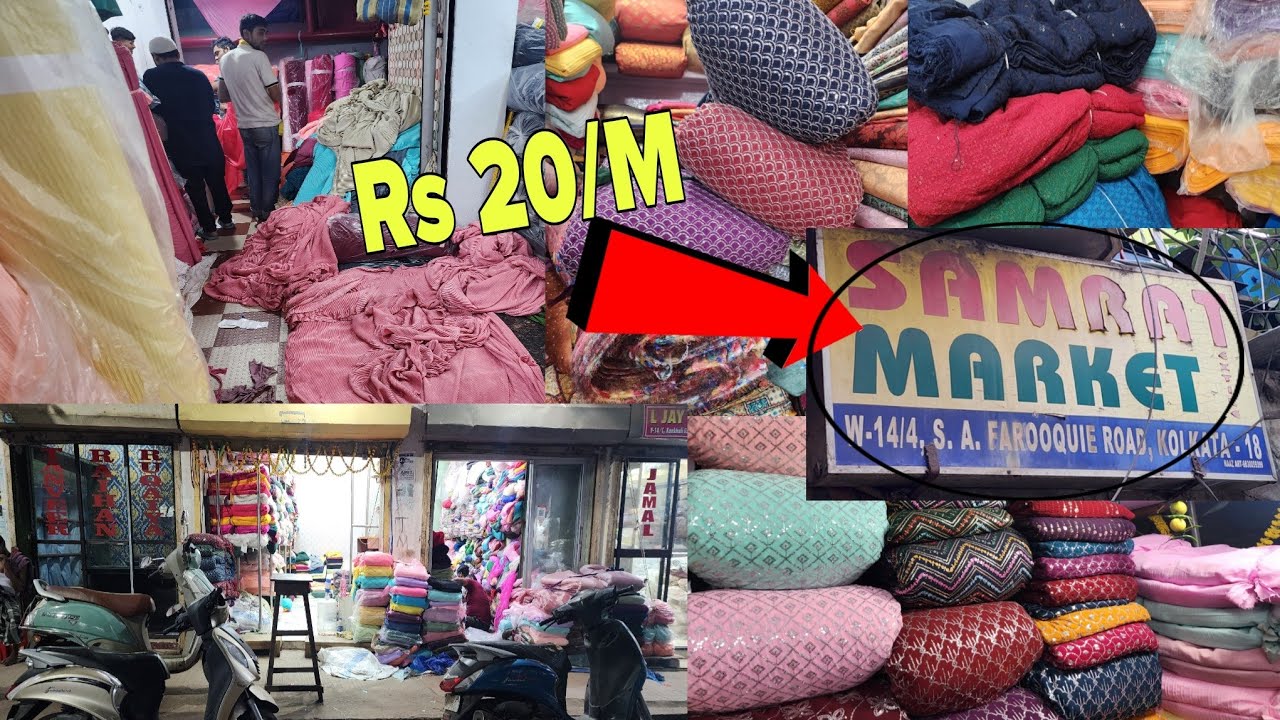 Tshirt Fabric, Shirt Fabric, Jeans Fabric, Frock Fabric Market in Kolkata