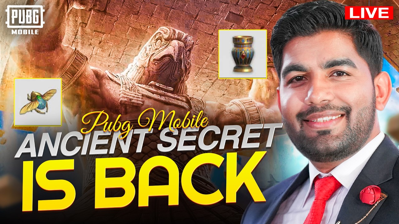Ancient Secret, Pharaoh Mode is Back | Let's Eliminate Pharaoh |🔥 PUBG MOBILE Live 🔥