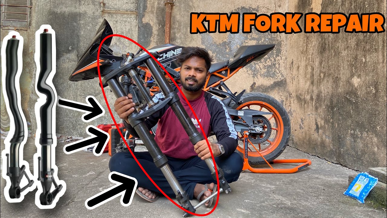 How To Repair Forks For All Motorcycles and Scooters | Ktm Rc 390!!!!