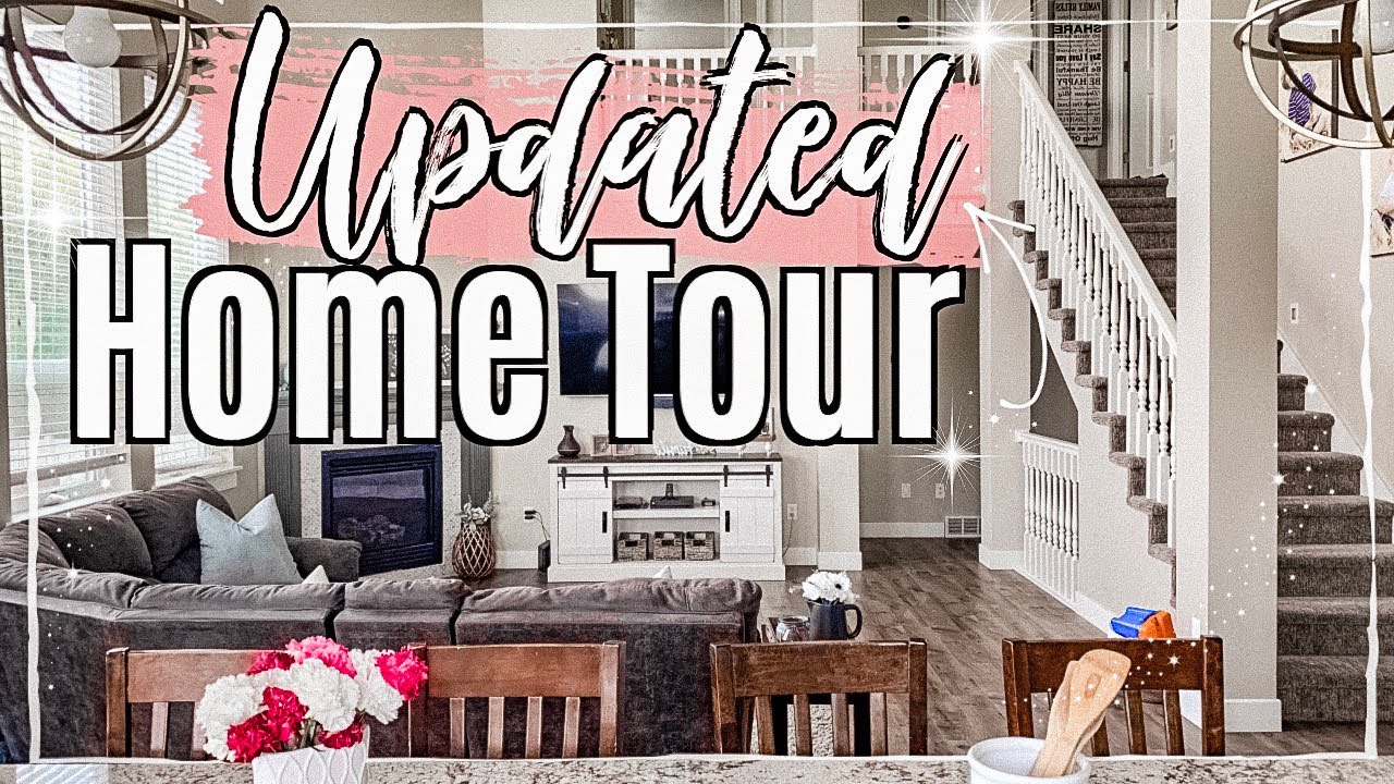 UPDATED HOUSE TOUR 2019 :: REAL LIFE SUMMER HOME TOUR + BASEMENT UPDATE :: This Crazy Life