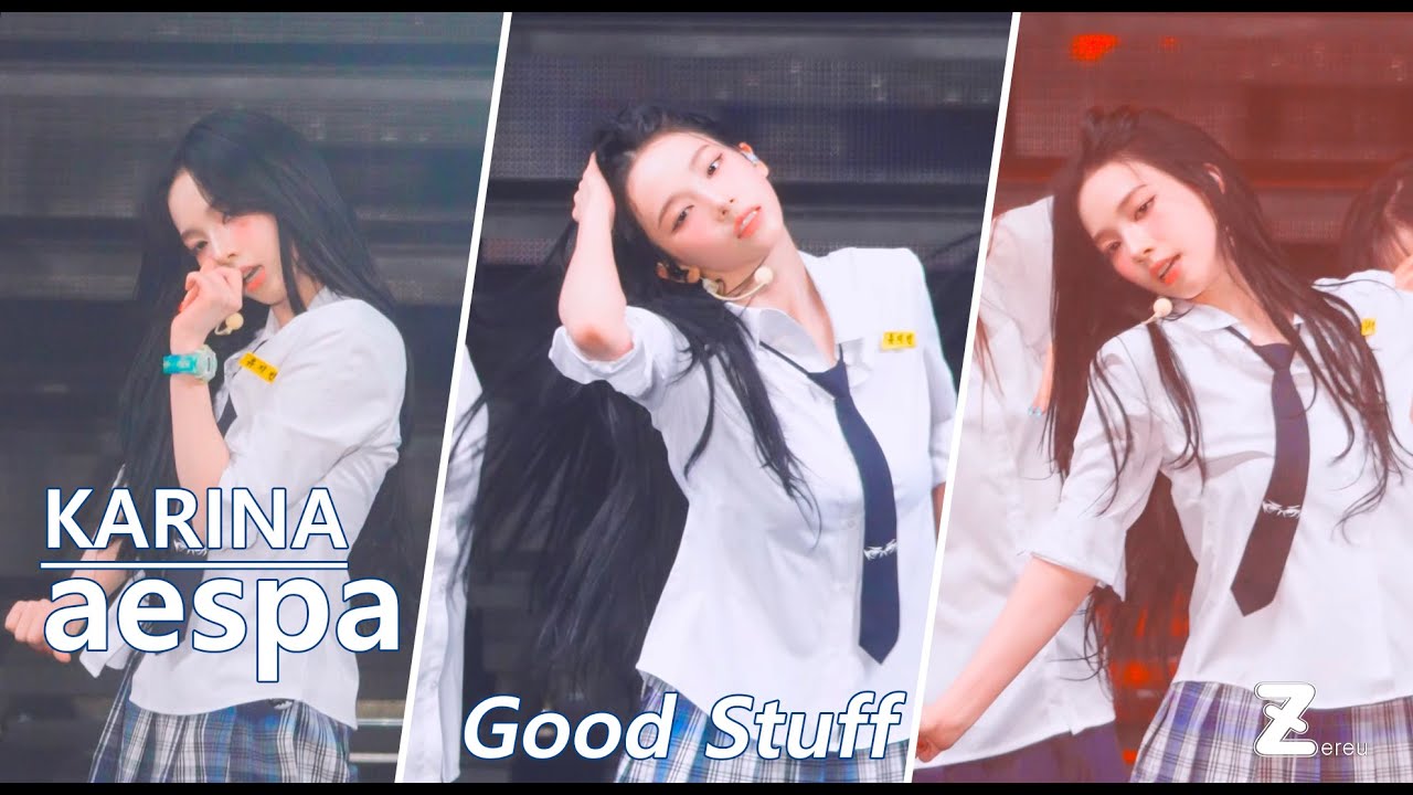 [4K] 250829 KARINA 카리나- Good Stuff | aespa LIVE TOUR SYNK : aeXIS LINE