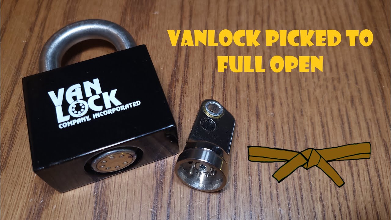 Vanlock Picked to Full Open and Some Interesting Bits at the End