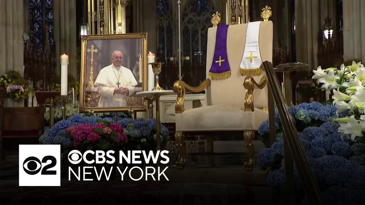 New Yorkers mourn Pope Francis with special mass at St. Patrick's Cathedral
