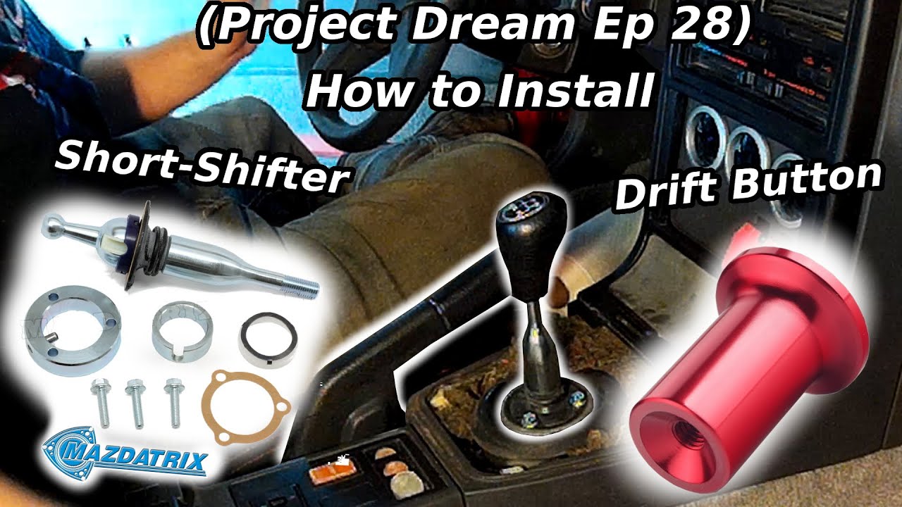 How to Install Short-Shifter & Drift Button for RX7 FC (Project Dream Ep 28)