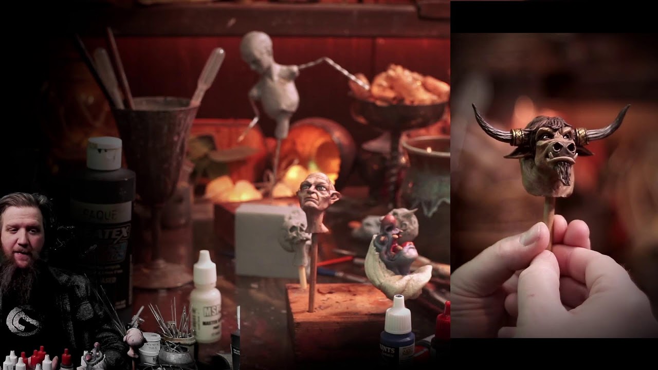 Painting Trollheads