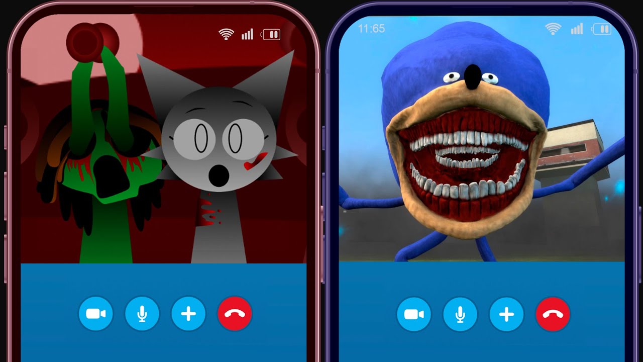 Incredibox Sprunki: Вызовите Shin Sonic и соревнуйтесь, кто страшнее