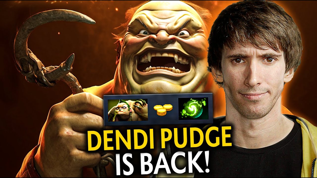 THE PUDGE GOD IS BACK!! Dendi Refresher Pudge destroys pub | Genius Pudge