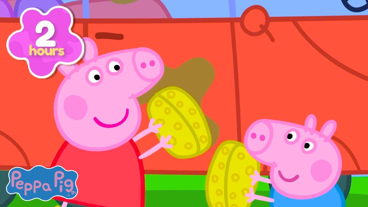 🚗 Peppa segít kitakarítani a családi autót és még több epizód! | Peppa Malac